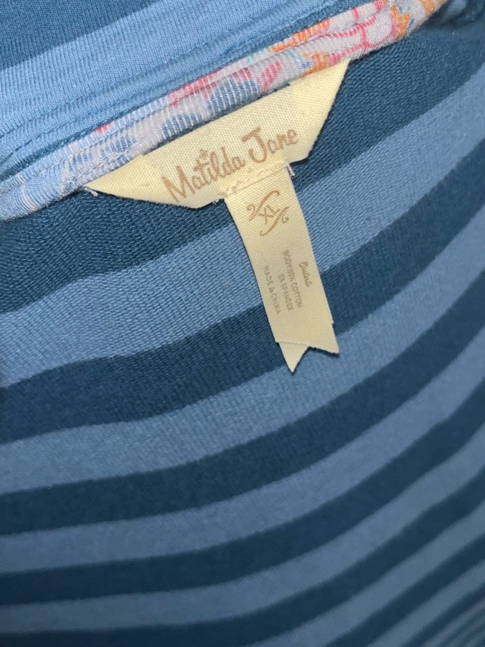 Liquidating!
Matilda Jane Striped Blue Utility Jacket-Pre-loved ❤️ - Picture 6 of 7